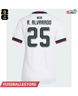 Günstige Mexiko Roberto Alvarado #25 Auswärtstrikot Damen WM 2026 Kurzarm